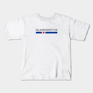 Iceland Islandsdottir Kids T-Shirt